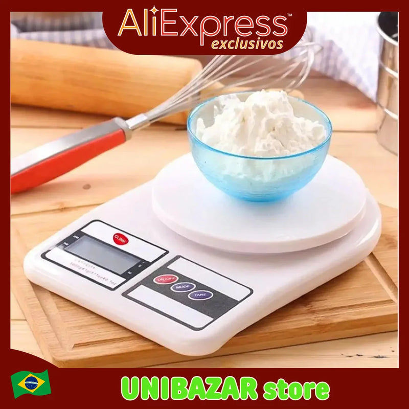 Balança Digital de Alta Precisão - Mini Balança Digital de Cozinha